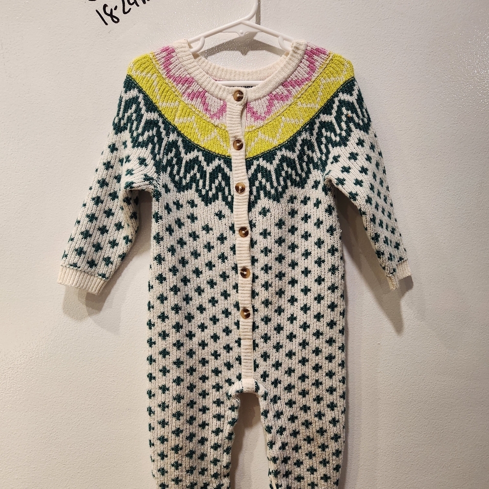 Colorful Patterned Kids One Piece